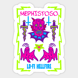 MEPHISTOSO Lo Fi Hellfire Sticker